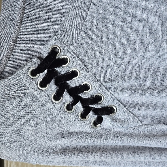 Zac & Rachel Soft Knit Sweater Grey 2X - Picture 3 of 6